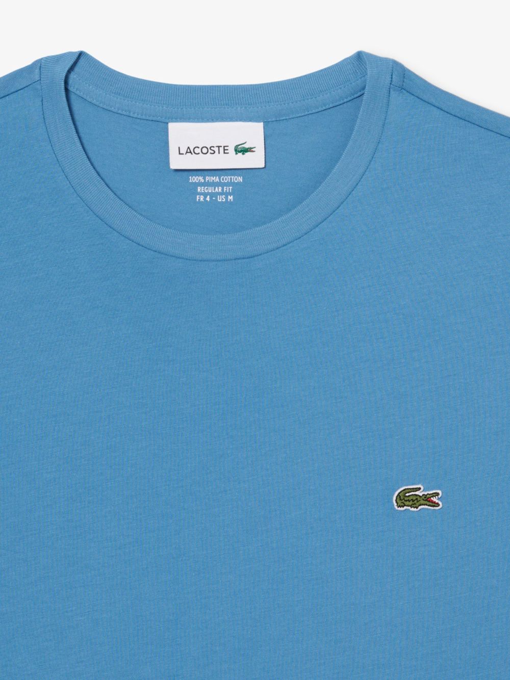 T-shirt Lacoste in cotone Pima Uomo - Azzurro