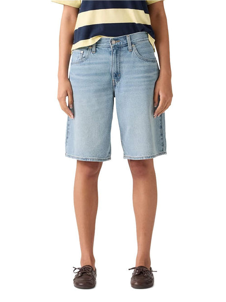 Shorts Levi's BAGGY Donna - Blu