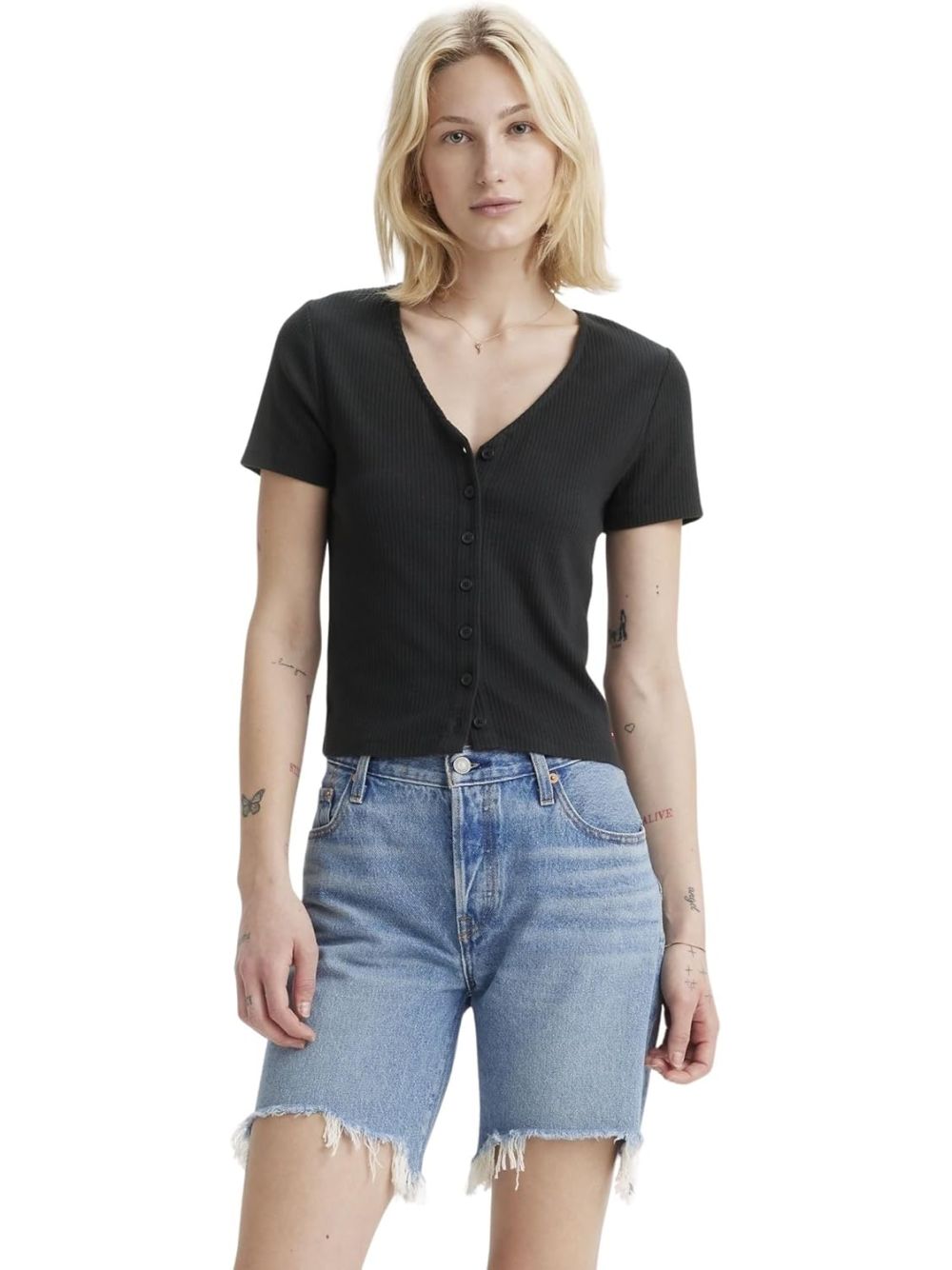 T-shirt Levi's Donna - Nero