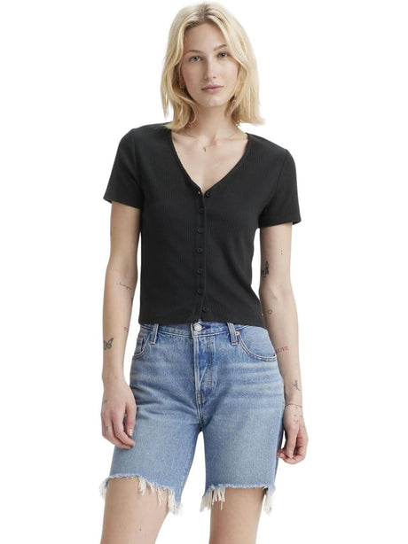 T-shirt Levi's Donna - Nero