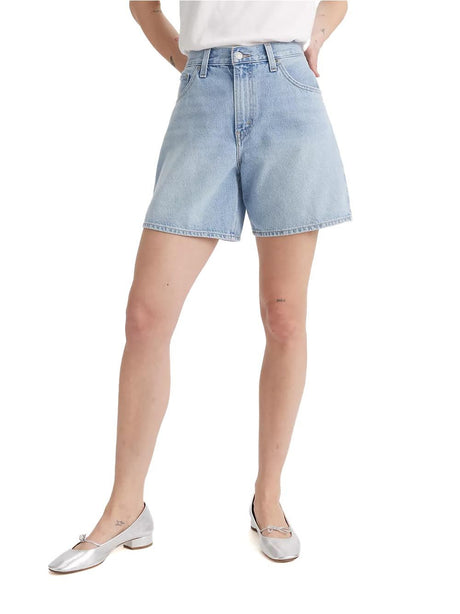 Shorts Levi's HIGH BAGGY Donna - Blu