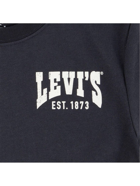 T-shirt Levi's jr stock valley view Bambino - Nero