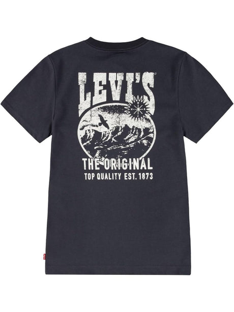 T-shirt Levi's jr stock valley view Bambino - Nero