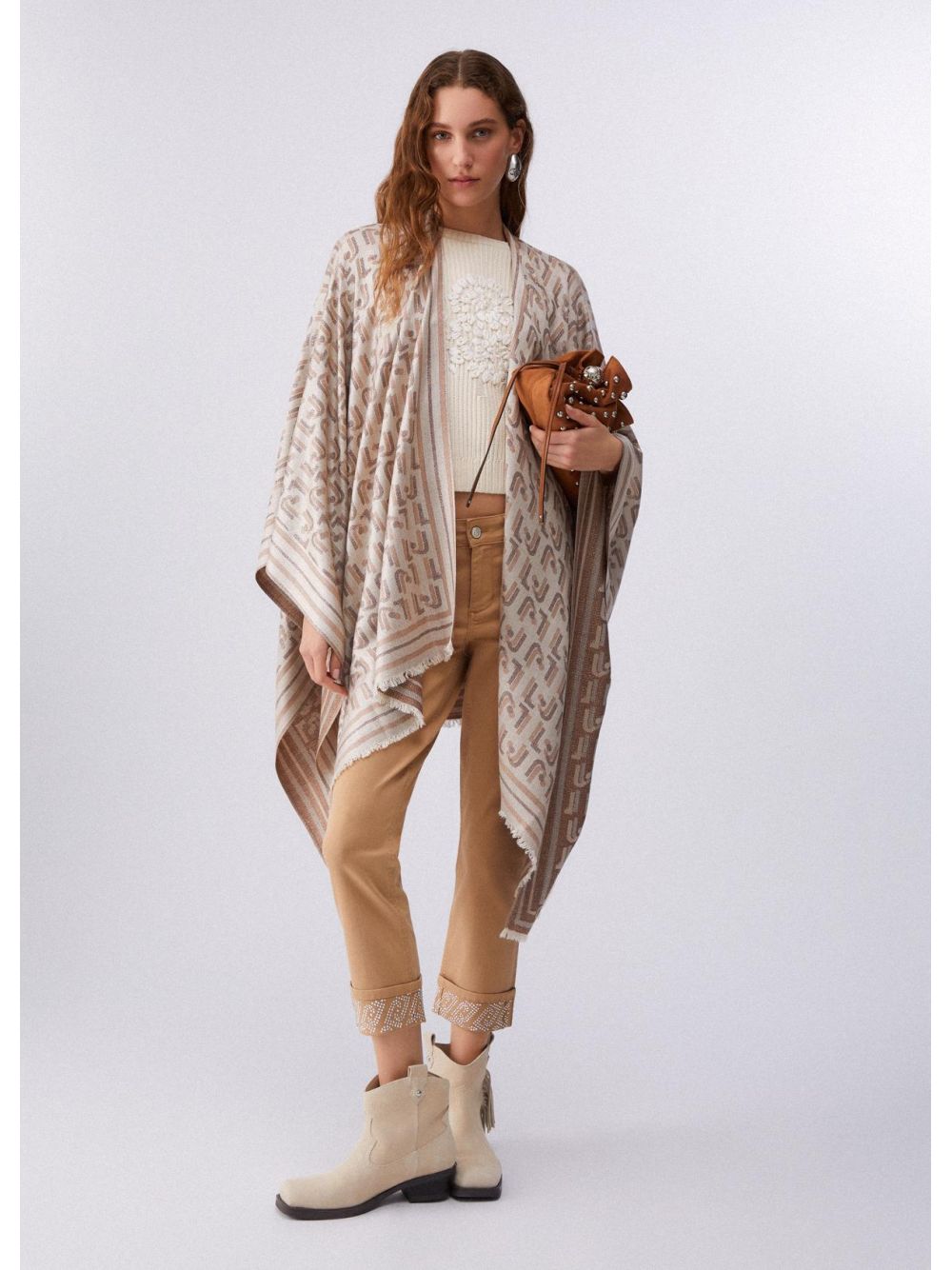 Poncho Liu Jo Donna - Beige