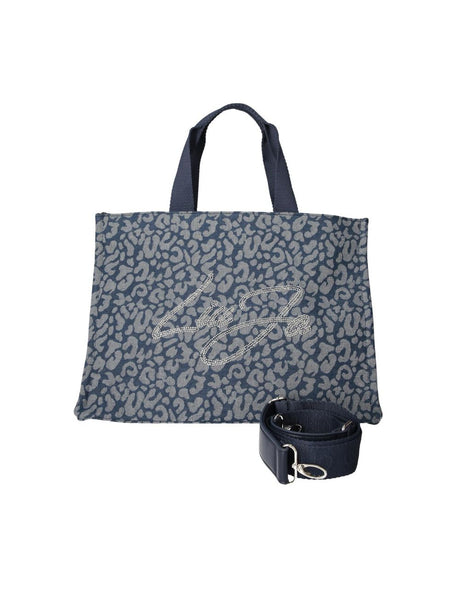 Borsa Liu Jo Tote bag animalier Donna - Denim