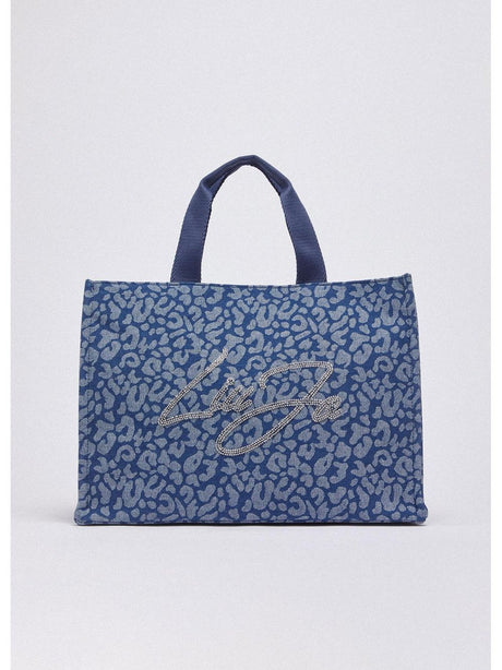 Borsa Liu Jo Tote bag animalier Donna - Denim