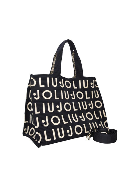 Borsa Liu Jo tote media in maglia Donna - Blu