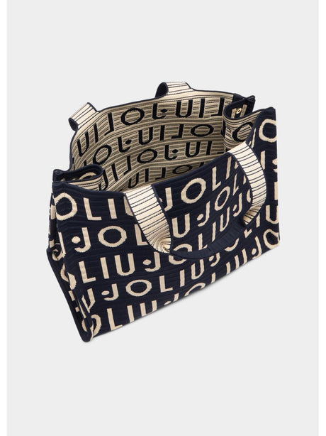 Borsa Liu Jo tote media in maglia Donna - Blu