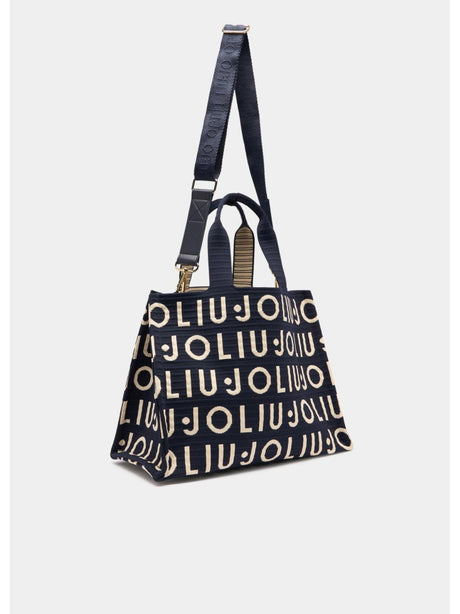 Borsa Liu Jo tote media in maglia Donna - Blu