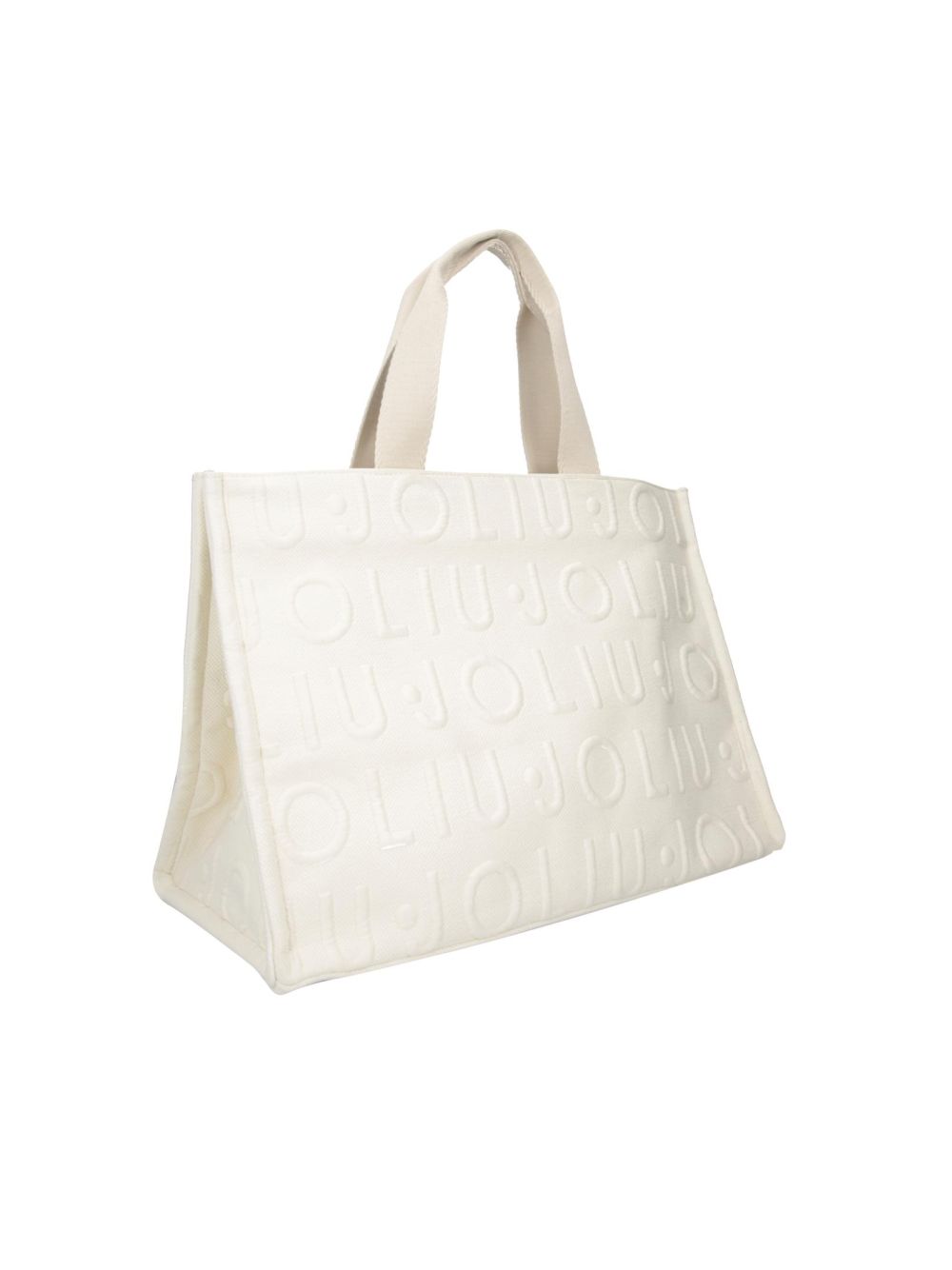 Borsa Liu Jo tote media in maglia Donna - Bianco