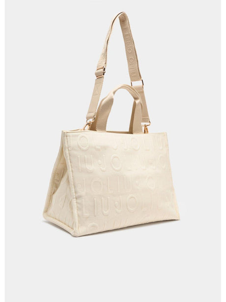 Borsa Liu Jo tote media in maglia Donna - Bianco
