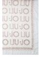Foulard Liu Jo grande con logo Donna - Blu