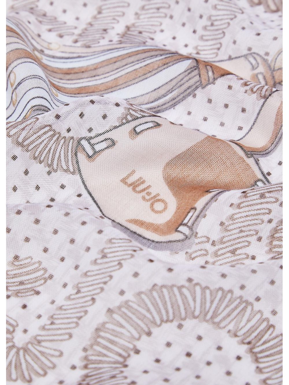 Foulard Liu Jo grande con logo Donna - Blu