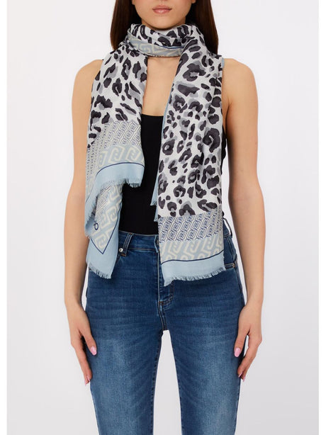 Foulard Liu Jo animalier Donna - Blu