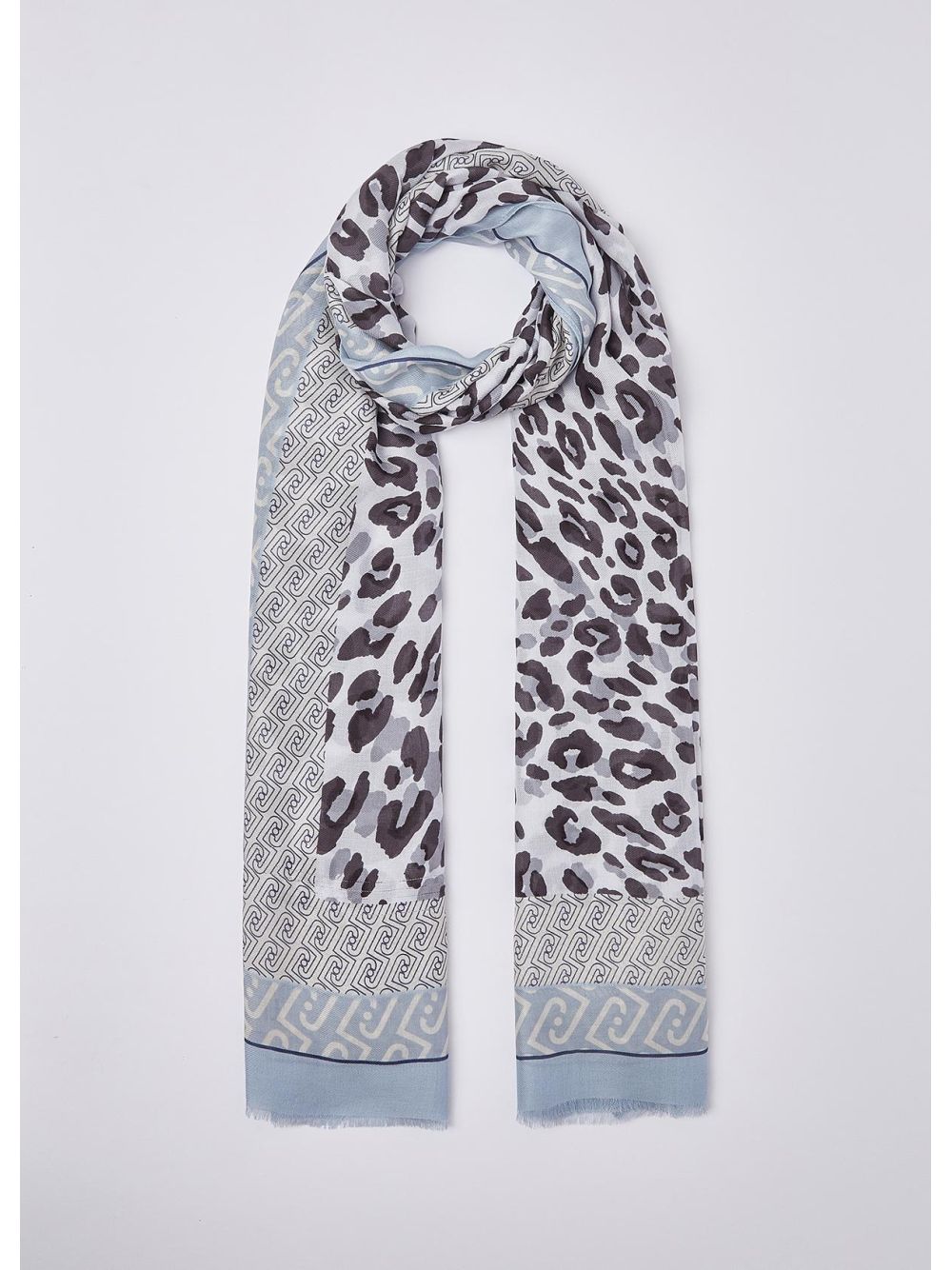 Foulard Liu Jo animalier Donna - Blu