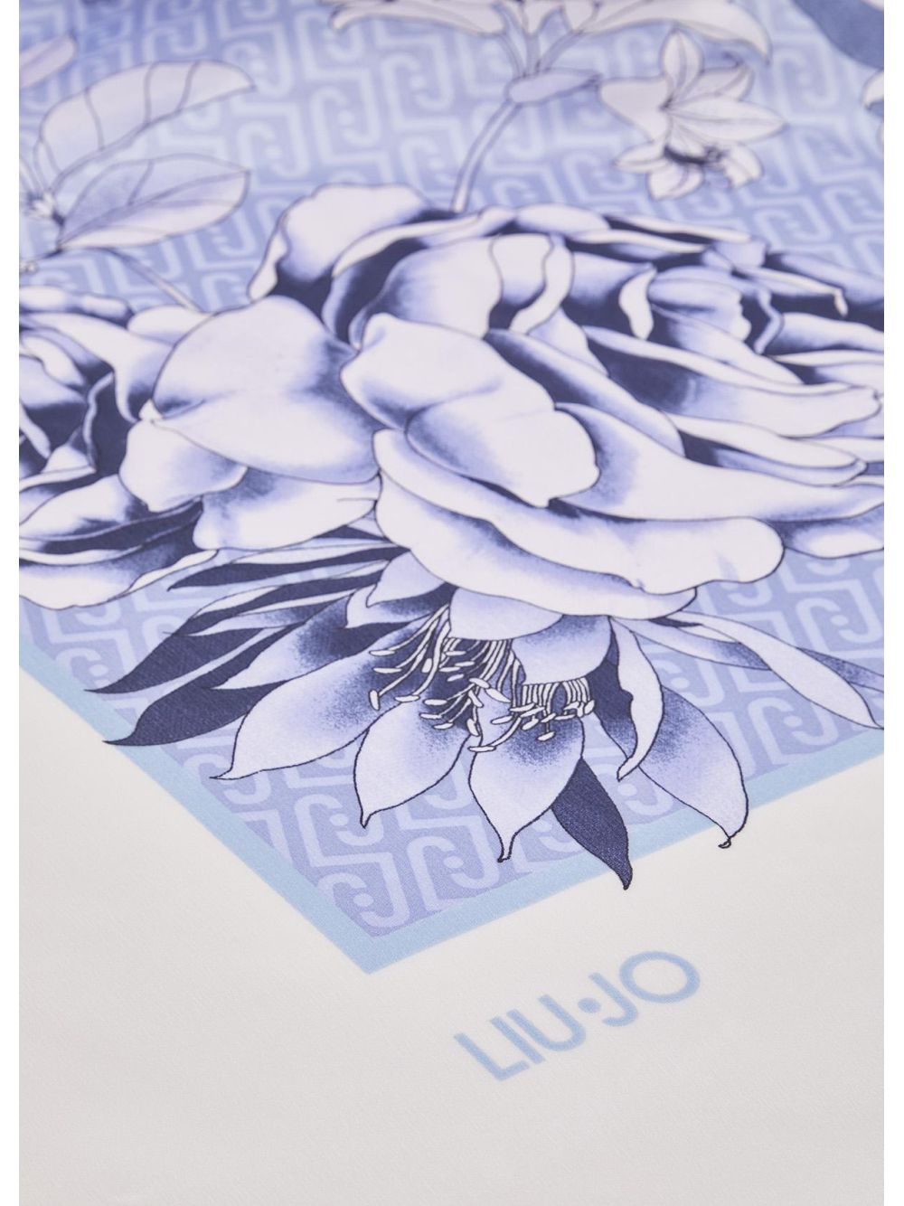Foulard Liu Jo grande a fiori Donna - Denim