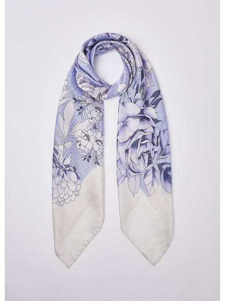 Foulard Liu Jo grande a fiori Donna - Denim