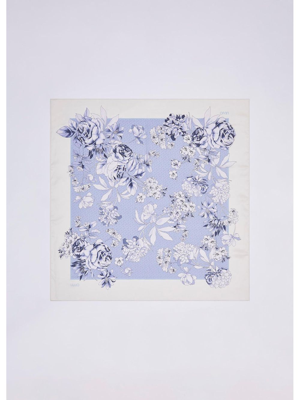 Foulard Liu Jo grande a fiori Donna - Denim