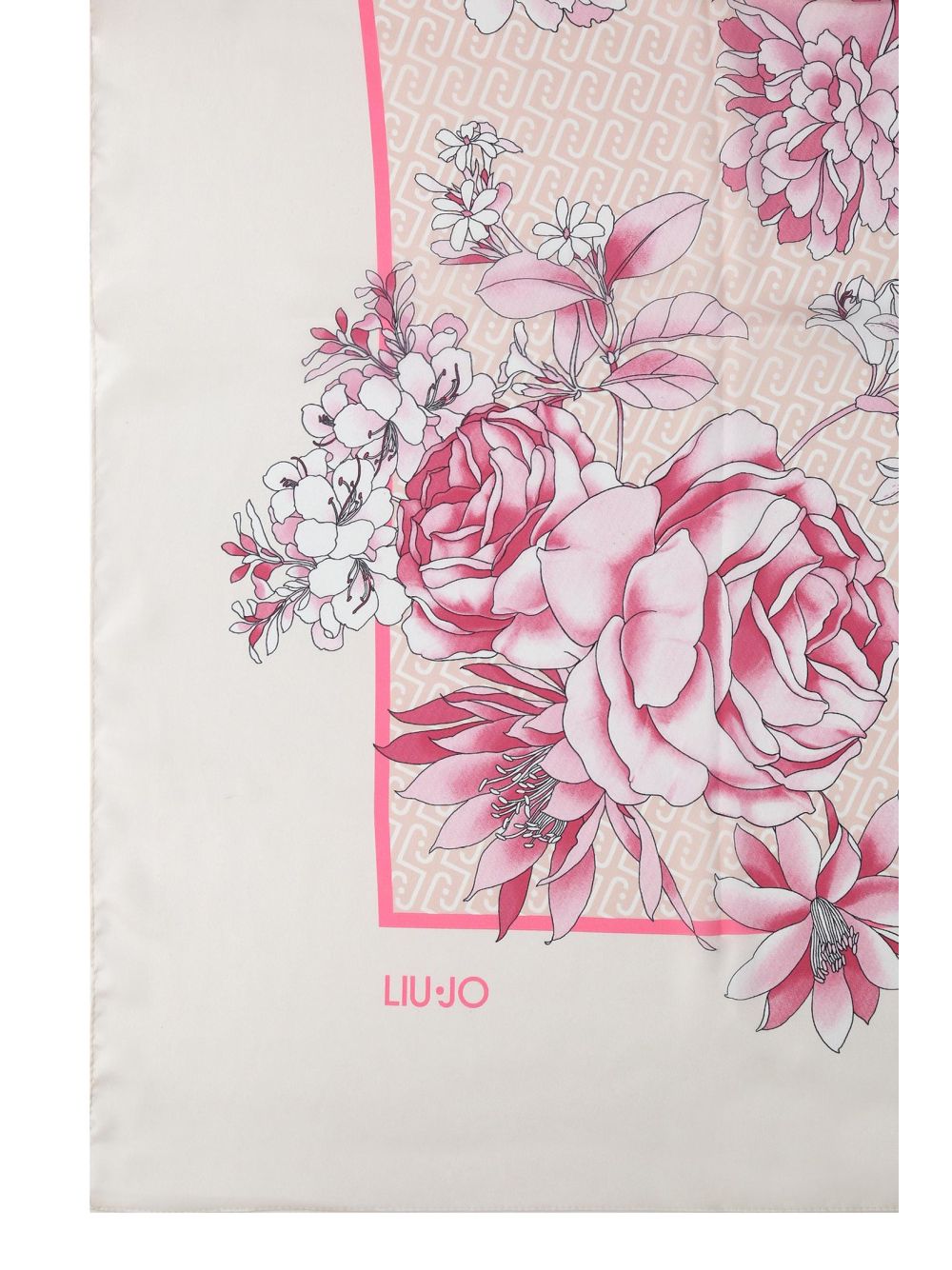 Foulard Liu Jo grande a fiori Donna - Rosa