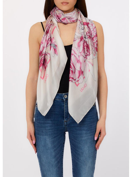 Foulard Liu Jo grande a fiori Donna - Rosa