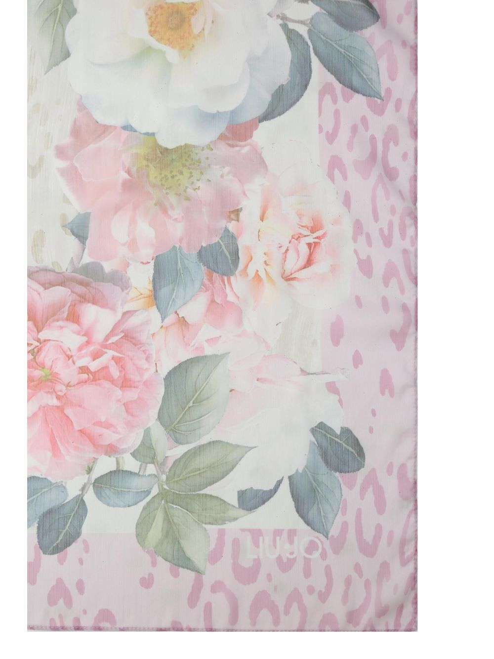Foulard Liu Jo grande con peonie Donna - Rosa