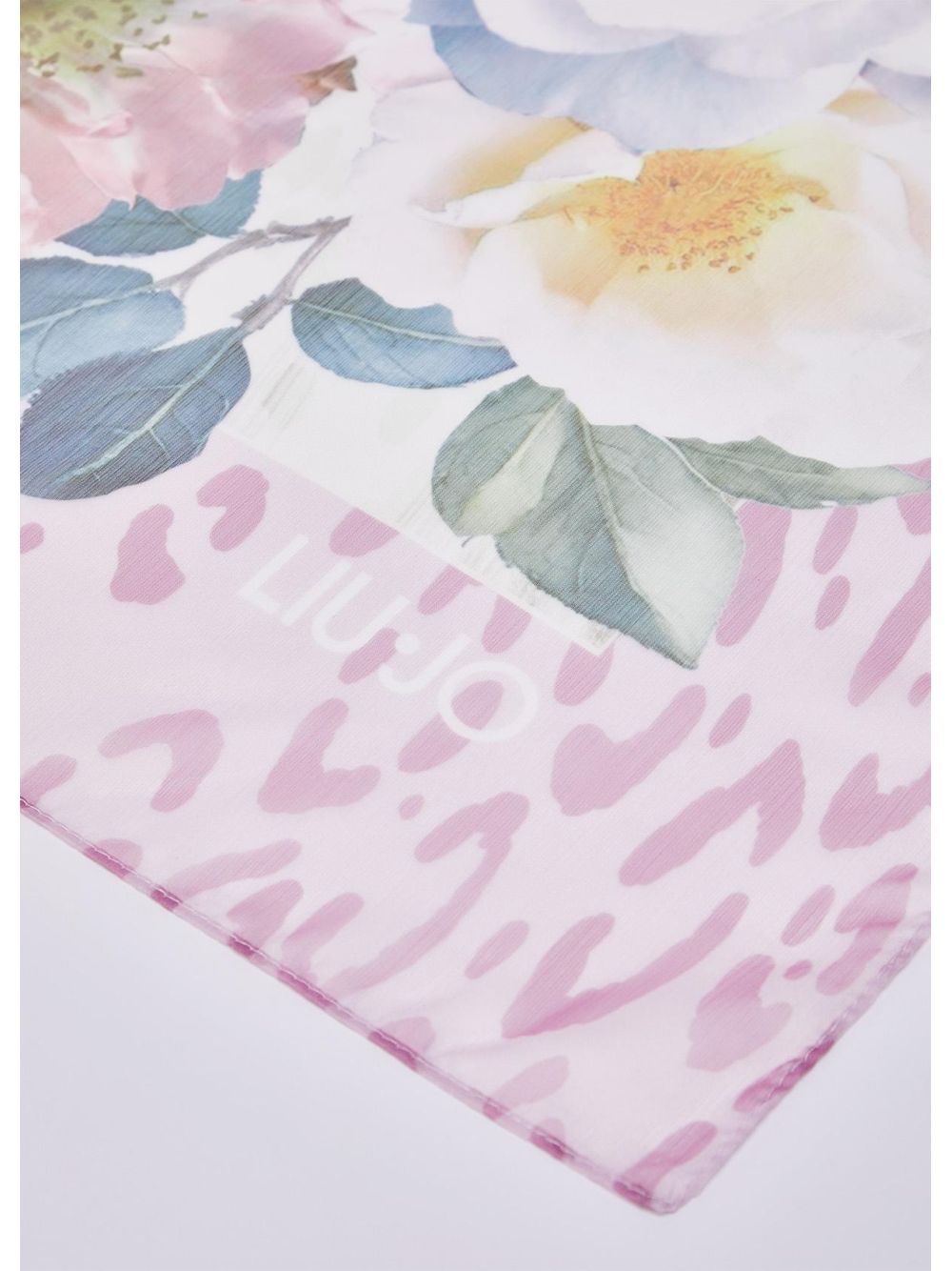 Foulard Liu Jo grande con peonie Donna - Rosa