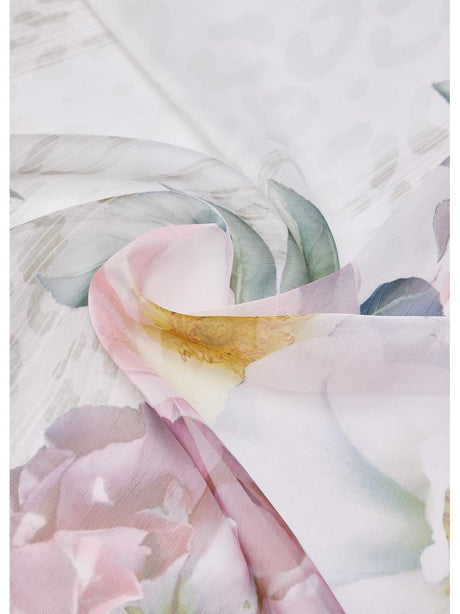 Foulard Liu Jo grande con peonie Donna - Rosa