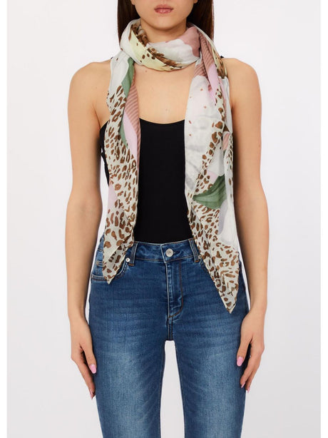 Foulard Liu Jo grande con orchidea Donna - Rosa