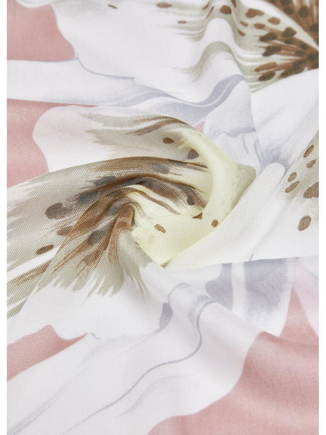 Foulard Liu Jo grande con orchidea Donna - Rosa