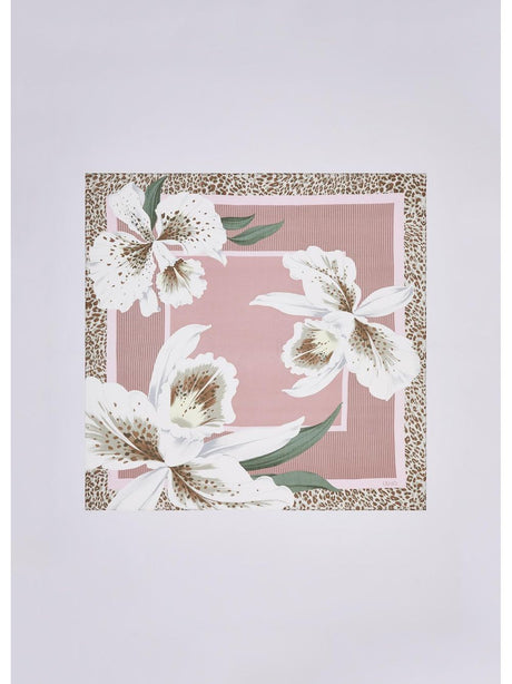 Foulard Liu Jo grande con orchidea Donna - Rosa