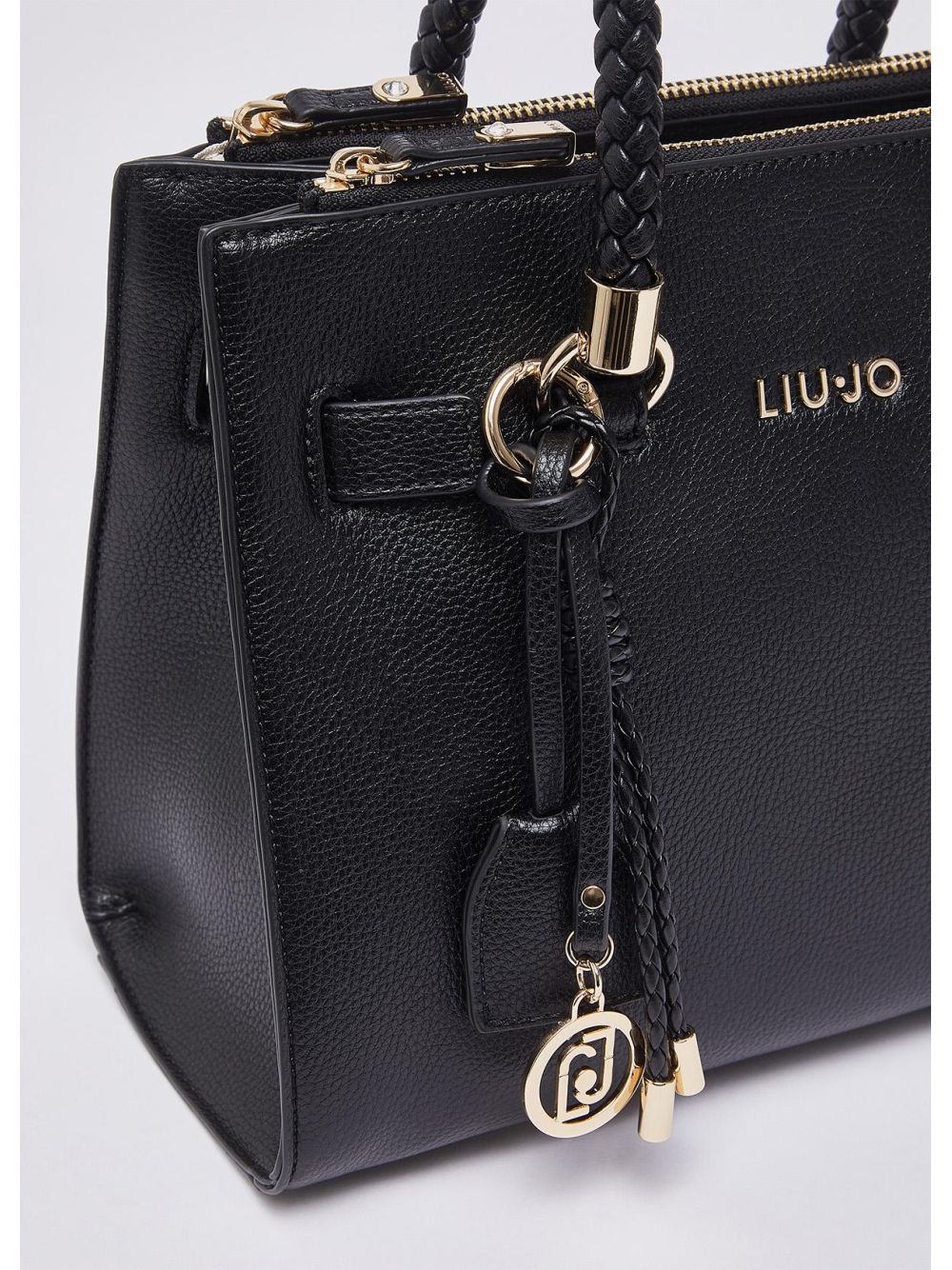 Borsa Liu Jo satchel con charms Donna - Nero