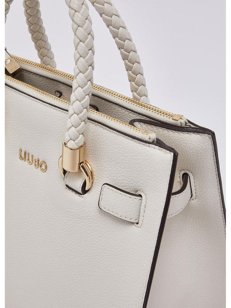Borsa Liu Jo satchel con charms Donna - Avorio