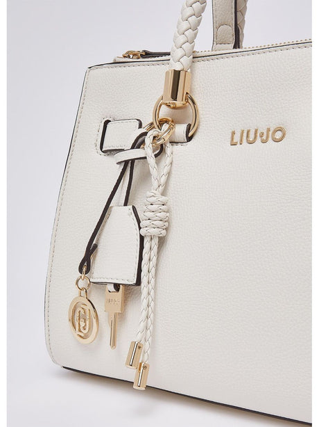 Borsa Liu Jo satchel con charms Donna - Avorio