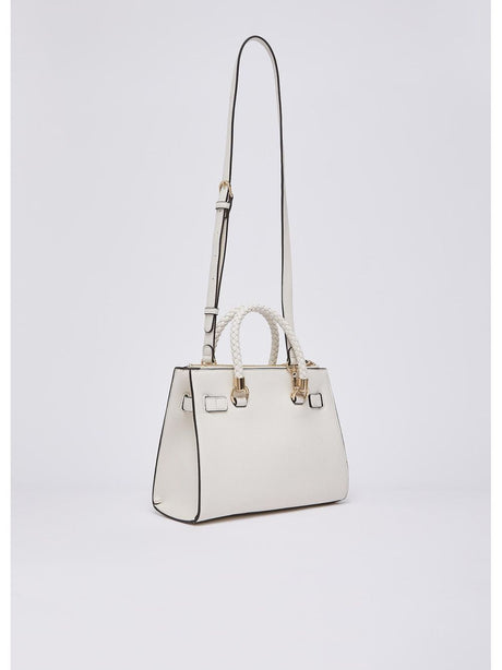 Borsa Liu Jo satchel con charms Donna - Avorio