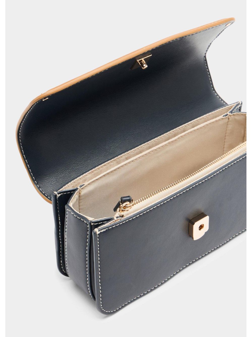 Borsa Liu Jo a tracolla piccola in denim jacquard Donna - Blu