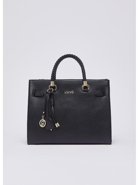 Borsa Liu Jo satchel con charms Donna - Nero