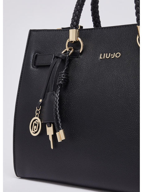 Borsa Liu Jo satchel con charms Donna - Nero