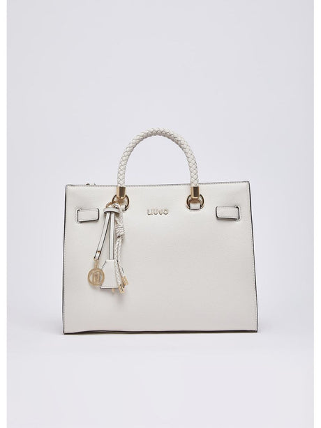 Borsa Liu Jo satchel con charms Donna - Avorio