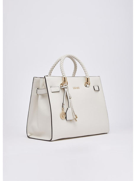 Borsa Liu Jo satchel con charms Donna - Avorio