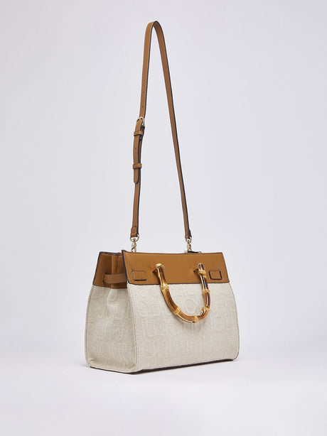 Borsa Liu Jo media con charms Donna - Bianco