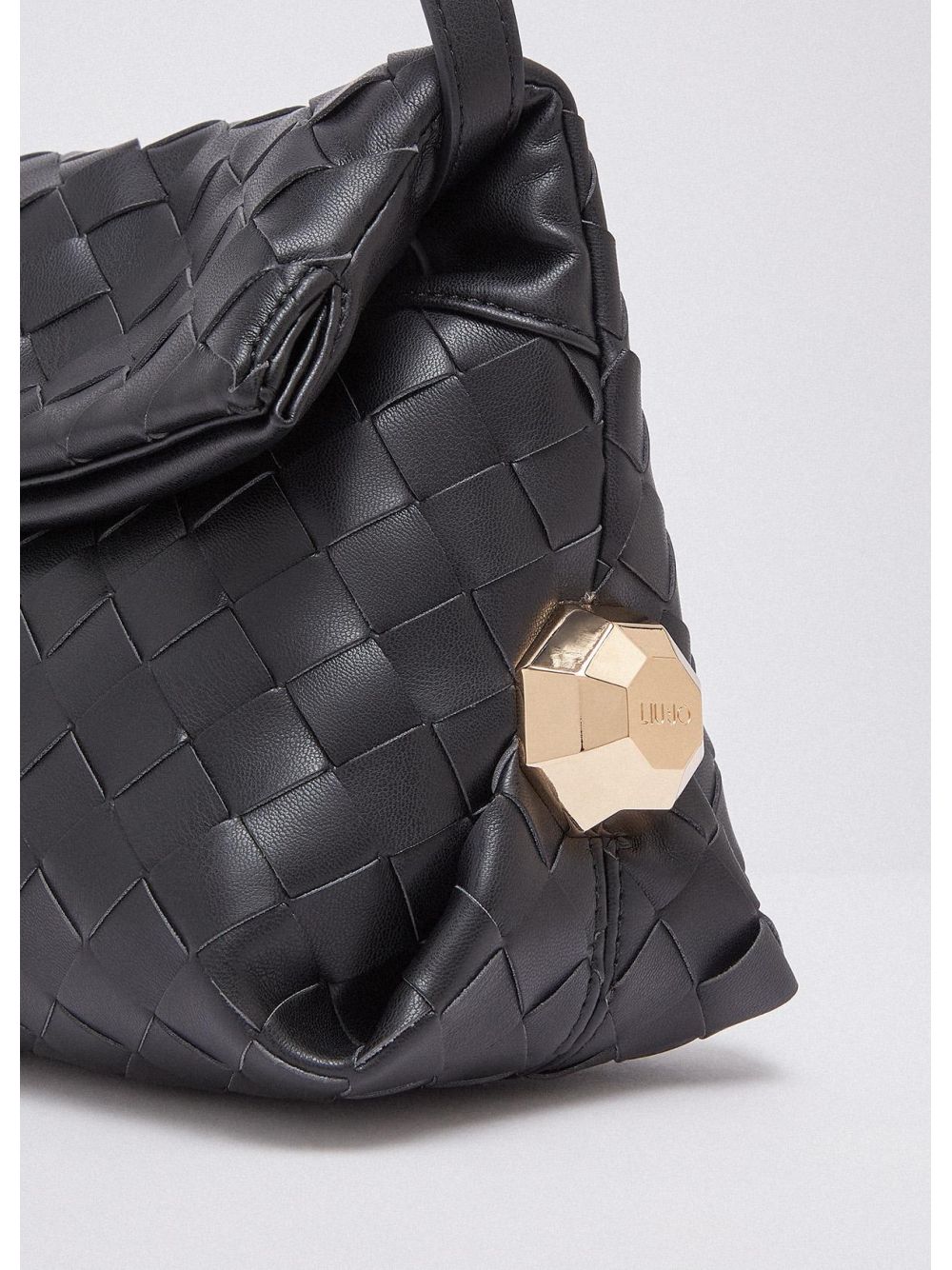 Borsa Pochette Liu Jo Riccy media intrecciata Donna - Nero