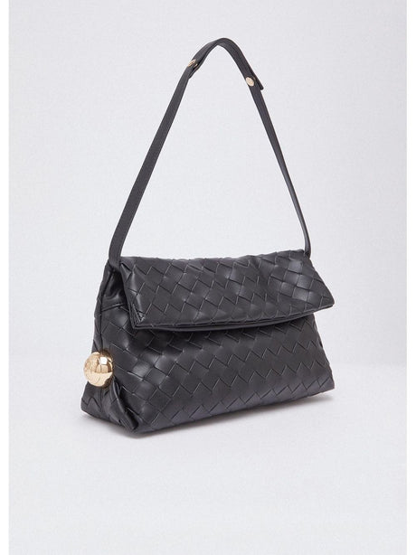 Borsa Pochette Liu Jo Riccy media intrecciata Donna - Nero