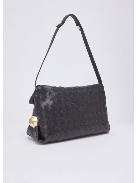 Borsa Pochette Liu Jo Riccy media intrecciata Donna - Nero