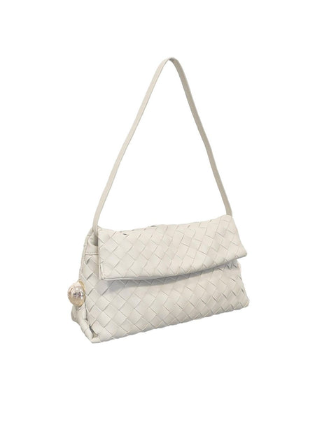 Borsa Pochette Liu Jo Riccy media intrecciata Donna - Avorio