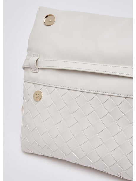 Borsa Pochette Liu Jo Riccy media intrecciata Donna - Avorio