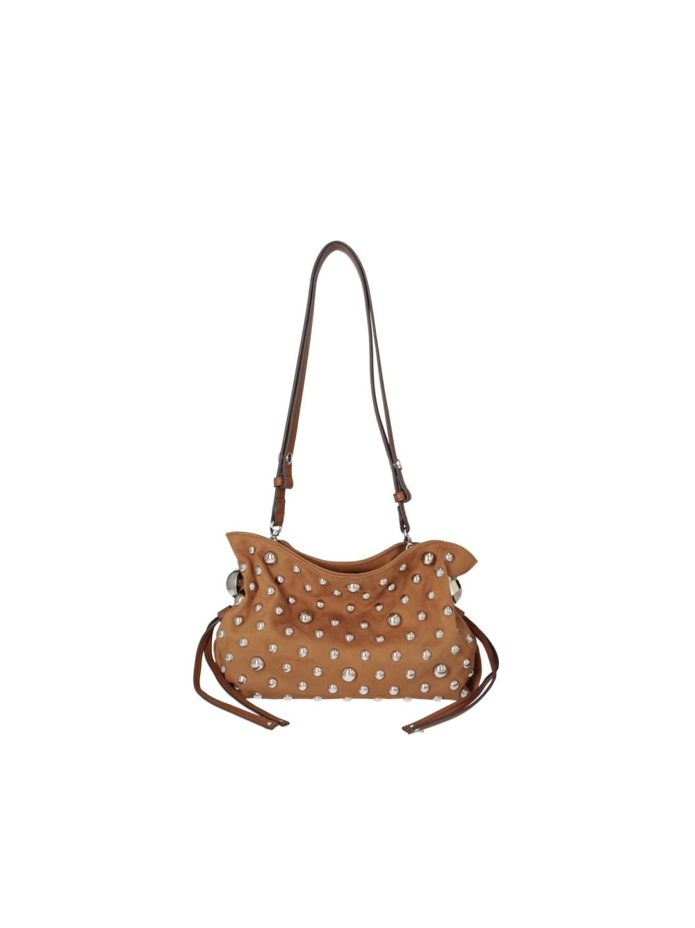 Borsa Liu Jo Riccy piccola con borchie Donna - Marrone