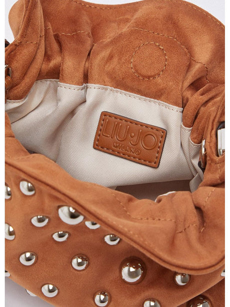 Borsa Liu Jo Riccy piccola con borchie Donna - Marrone