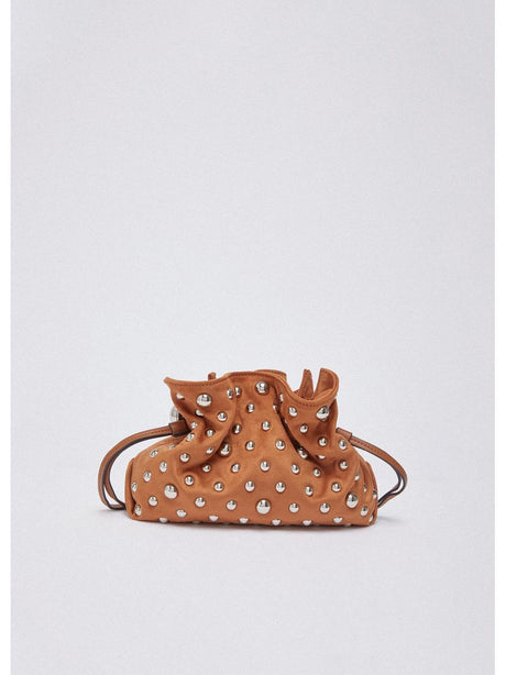 Borsa Liu Jo Riccy piccola con borchie Donna - Marrone