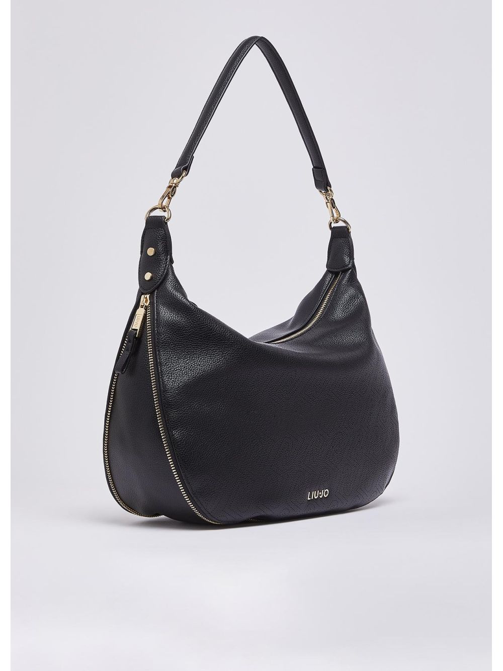 Borsa Liu Jo hobo grande laserata Donna - Nero
