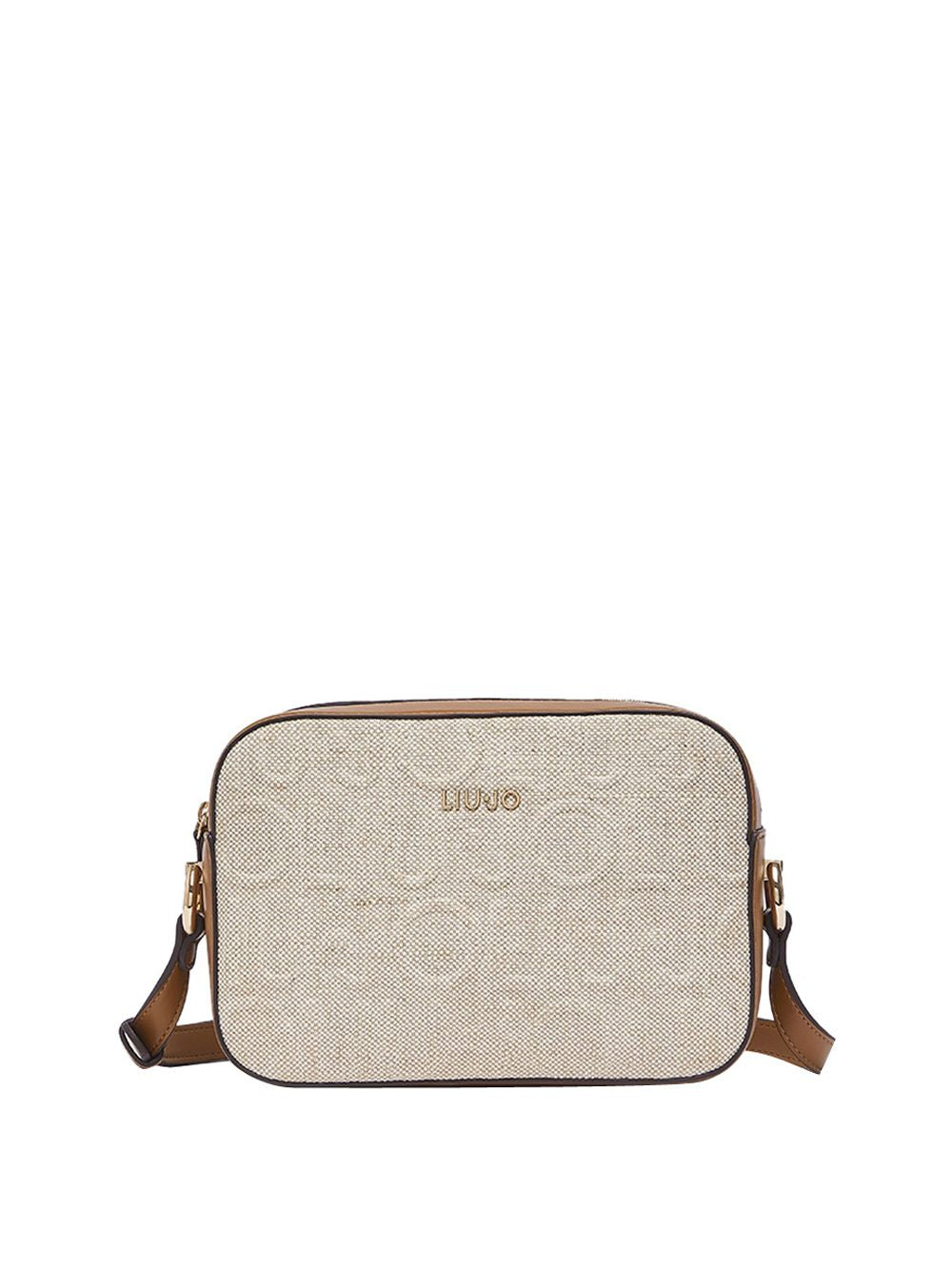 Borsa Liu Jo a tracolla media in juta Donna - Bianco